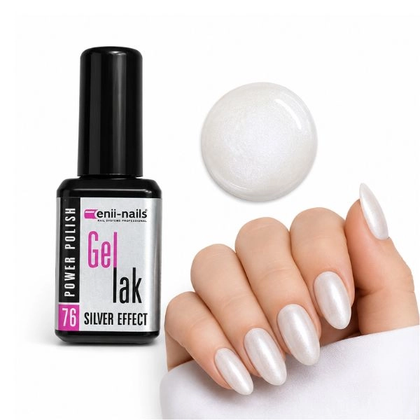 Silver Effect 76 -ENII  UV gel polish 11ml