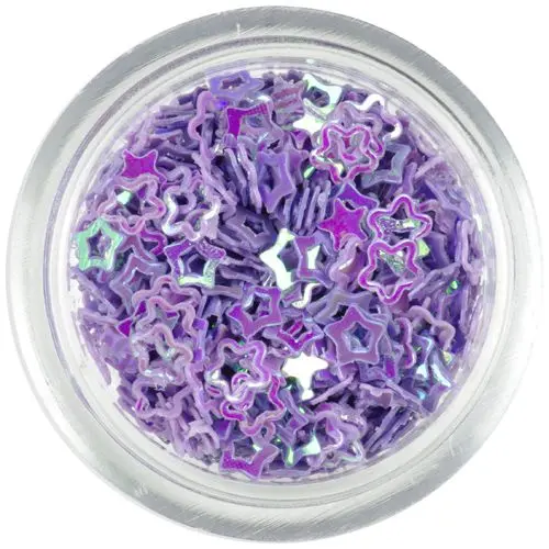 Decorative star - light violet