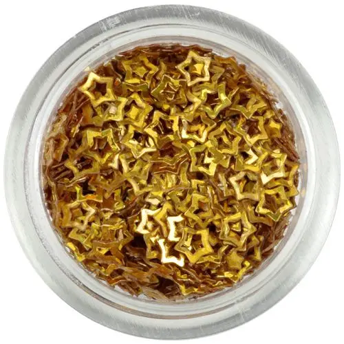 Decorative confetti - golden stars