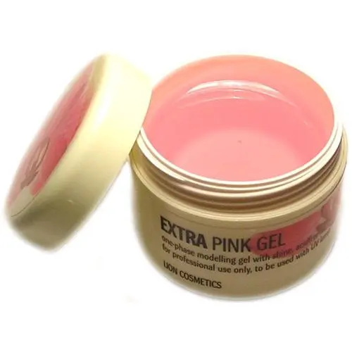 UV gel Lion Cosmetics - Extra pink gel 40ml - one phase