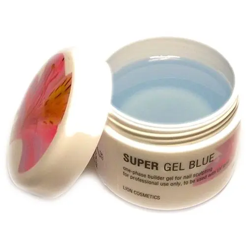 UV gel Lion Cosmetics - Super gel Blue 40ml - one-phase builder gel