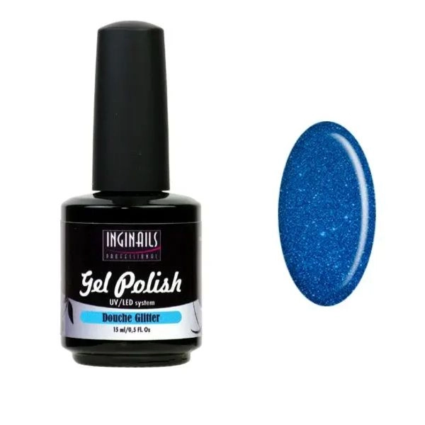 Glitter UV gel polish Inginails Professional 15ml - Douche Glitter