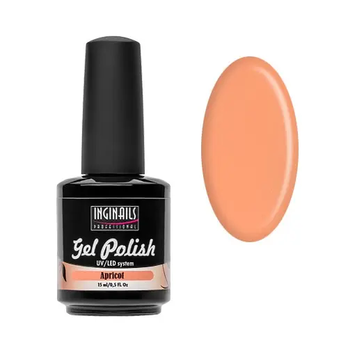Apricot 15ml - UV gel nail polish Inginails Professional 