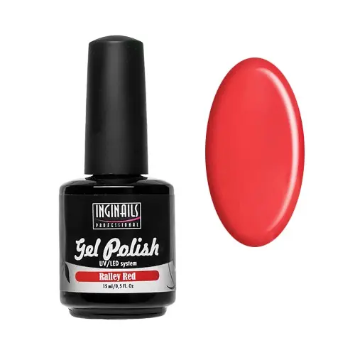 UV gel polish Inginails Professional - Ralley Red 15ml