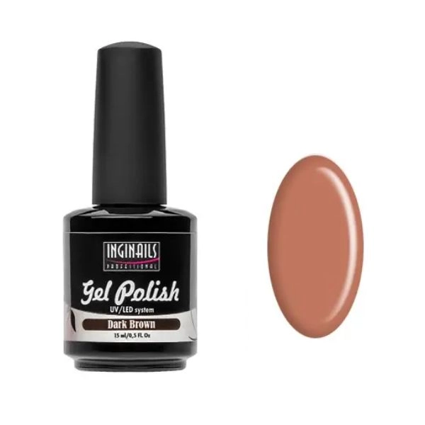 UV gel polish Inginails Professional 15ml - Dark Brown