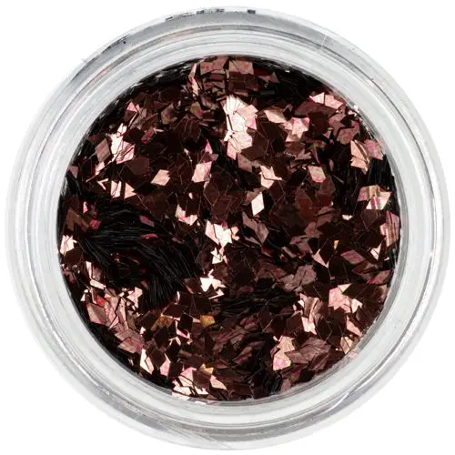 Nail art decoration - chocolate brown