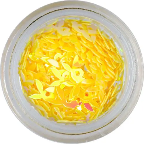 Nail Decorations - Yellow Playboy Bunny