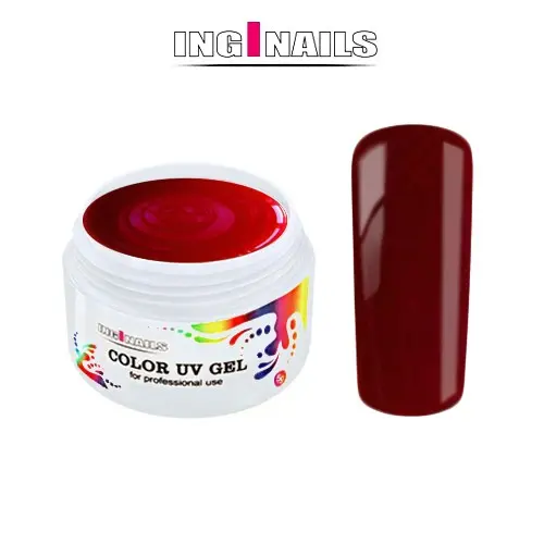 Coloured UV Gel Inginails 5g - Pearl Red