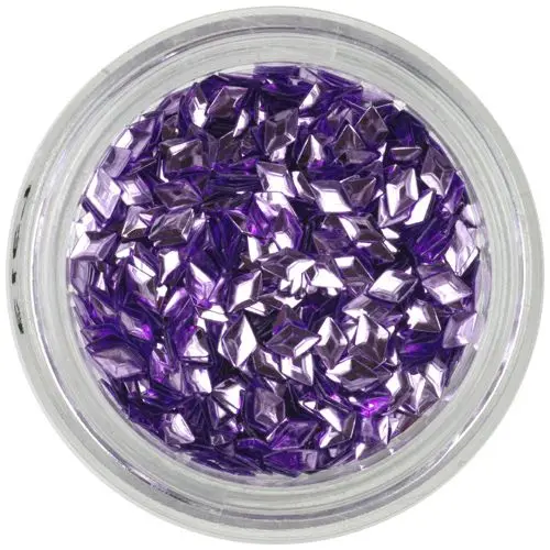 Nail art diamond - light purple, 3D