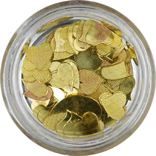 Metal Nail Decoration - Hearts