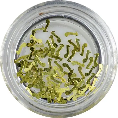 Metal Nail Decoration - Note