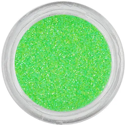 Light green glitter dust powder