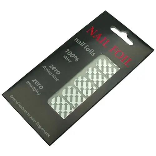 Nail art stickers - white and silver arrows (SNF053)