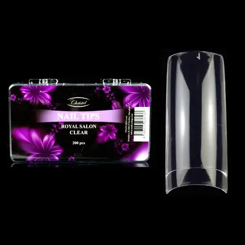 Royal Salon clear 200pcs - tips mix 1-10