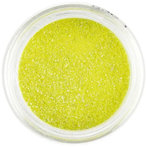 Yellow glitter flakes