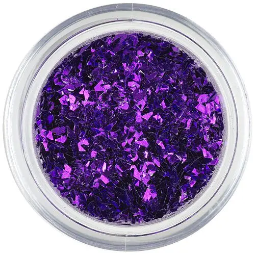 Glitter flakes small – dark purple