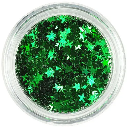Decorative stars - emerald green