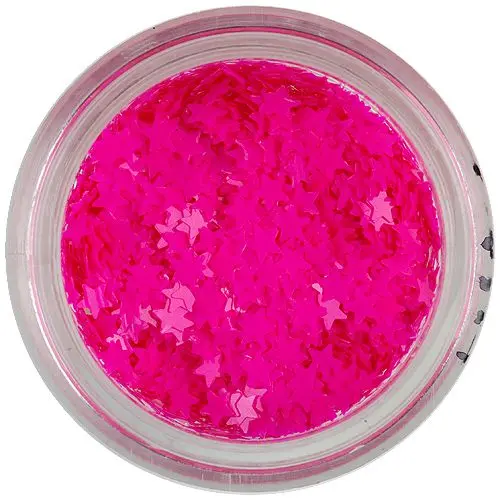 Neon pink stars