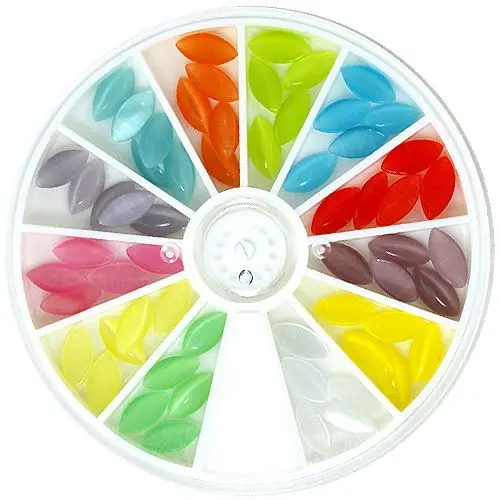 Nail art decorations - oval shape