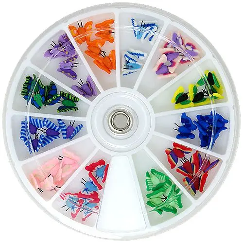 3D Fimo decorations - butterfly