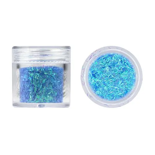 Flitter for nail art 10g – turquoise blue
