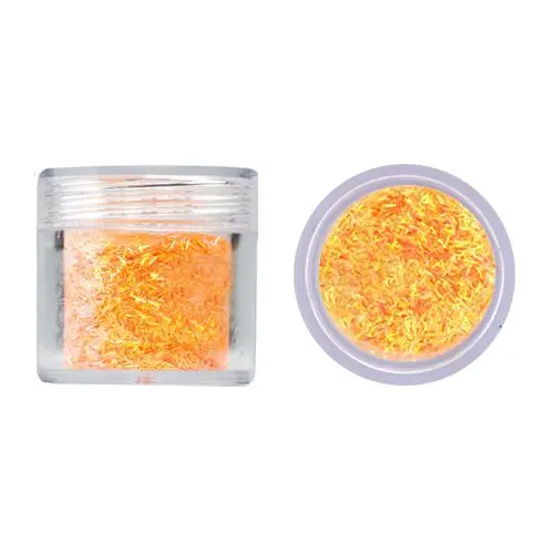 Nail art flitters - neon orange 10g