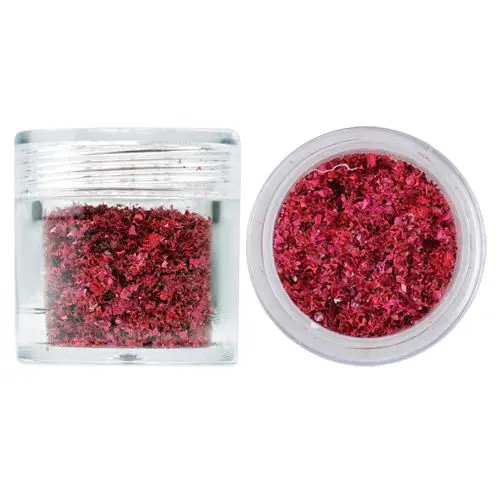Small glitter flakes 10g - red