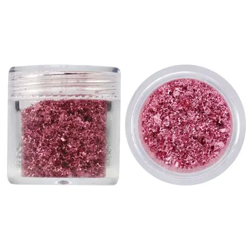 Small glitter flakes 10g - old pink