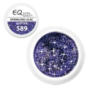 589 Glitter – Sparkling Lilac, colour UV gel 5g
