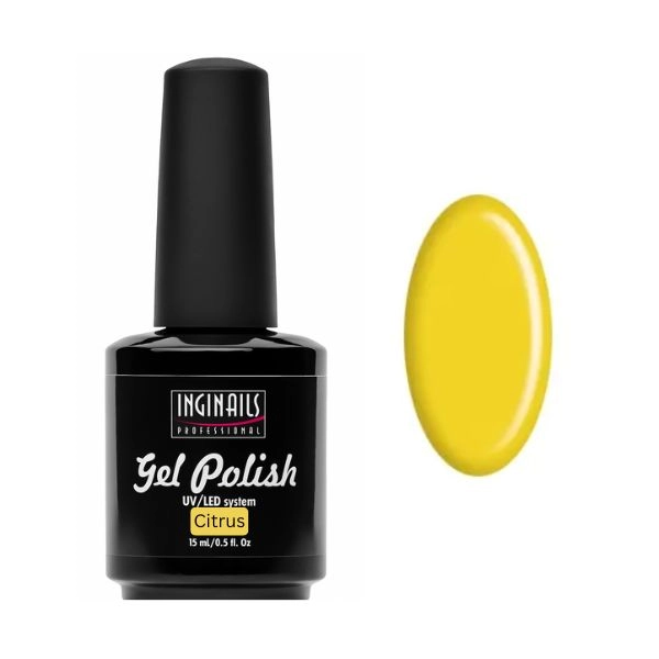 Inginails Gel nails polish, 3 in 1 - Citrus 15ml