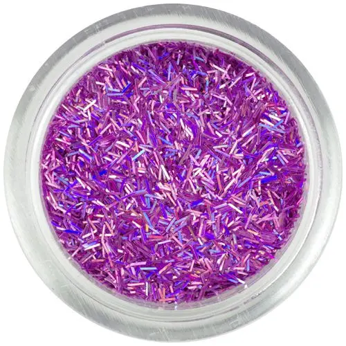 Light pink flitter, hologram