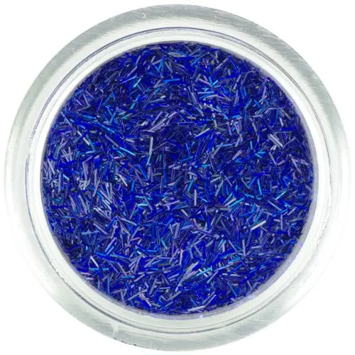 Dark blue confetti - flitter, hologram