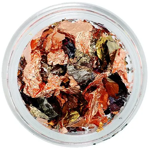 Shiny nail art decoration, mix - foil paper