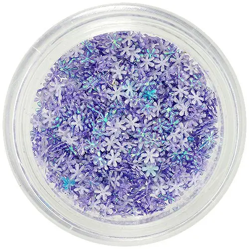 3D Flowers, Mini - Light Purple