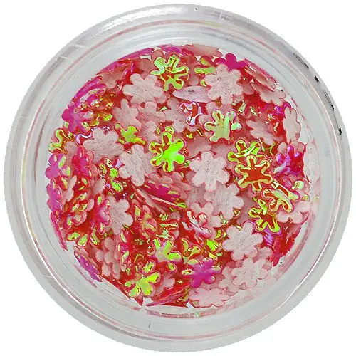 Decorations for Nails - Red 3D Flowers