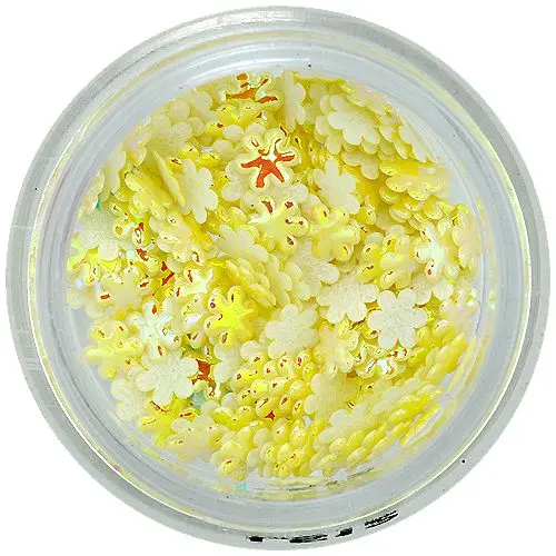 3D Flowers – Pearl Yellow