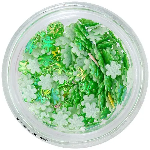 3D Flowers – Pearl Green