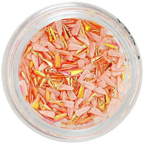 Light orange fabric drop shape