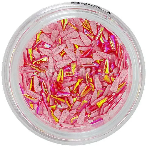 Red fabric drop shape