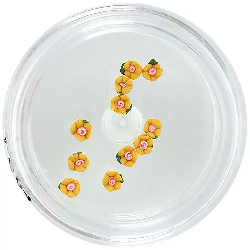 Acrylic flowers - yellow