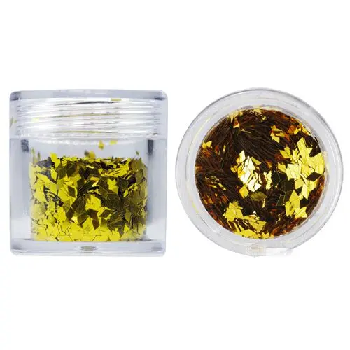 Nail art confetti - gold diamonds, 10g