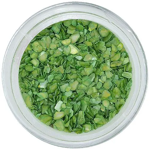 Olive green crushed shells