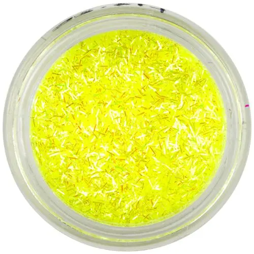 Decorative flitter - deep yellow