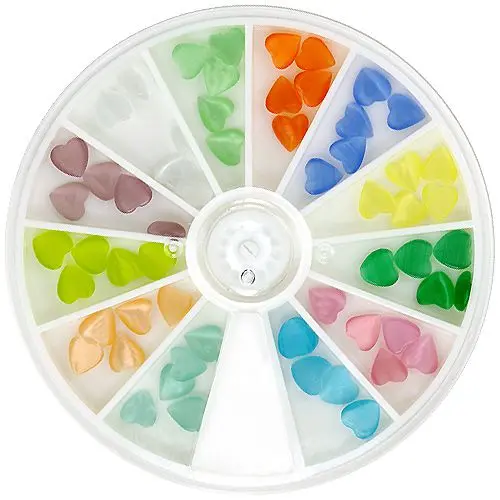 Set of decorative rhinestone - hearts