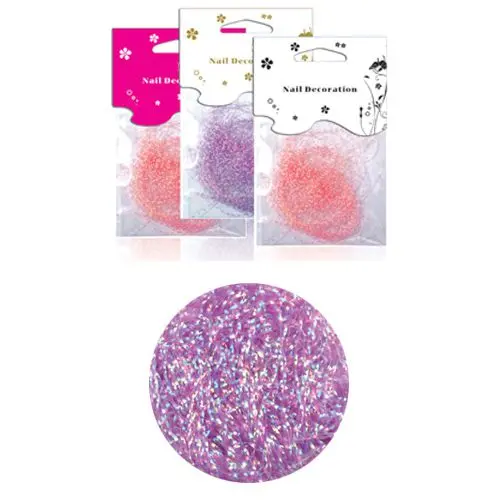 Light purple flitter, hologram - in bag