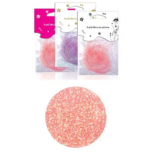 Confetti in bag - salmon colour