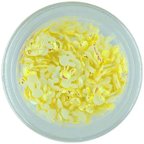 Fabric bunny - yellow