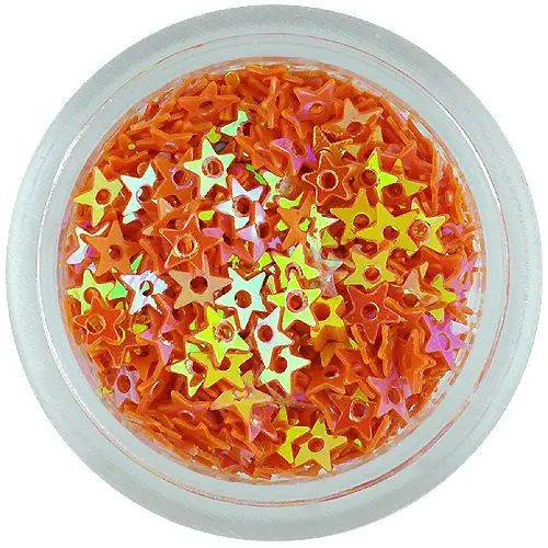 Orange stars with center hole