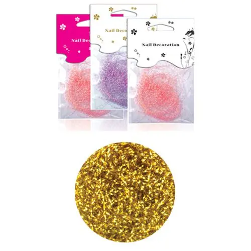 Gold confetti - flitter, in bag