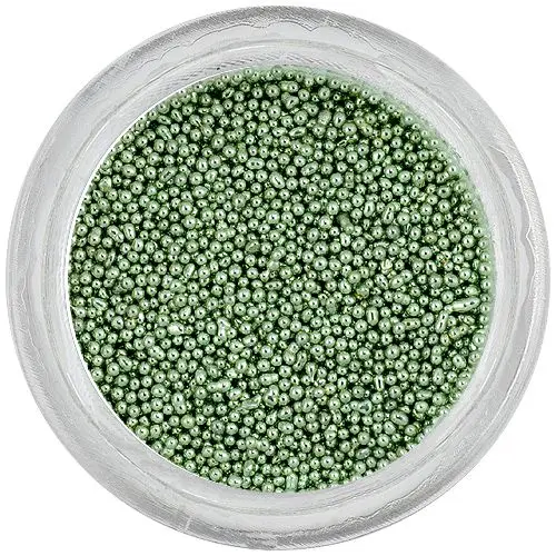 Pearls 0,5mm - pea green